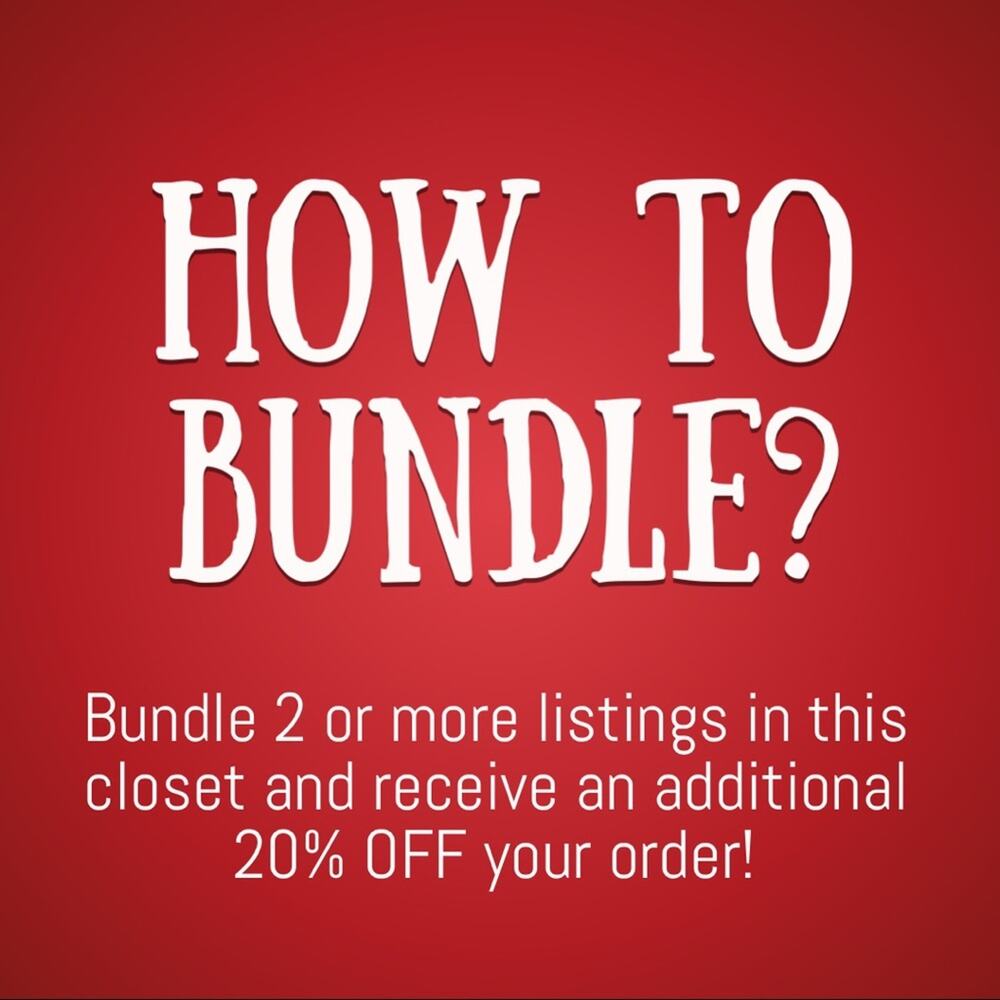 Bundle 2+ items and receive an extra 20%